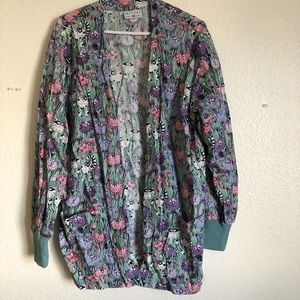Scrub cardigan